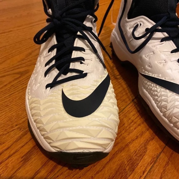 Nike Force Savage Elite Football Cleats White 15 - Picture 6 of 6